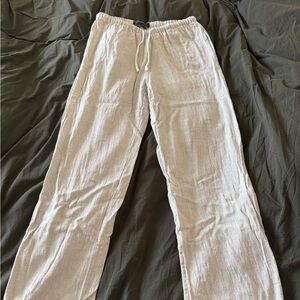 Aeropostale Women's Beige Corduroy Pants